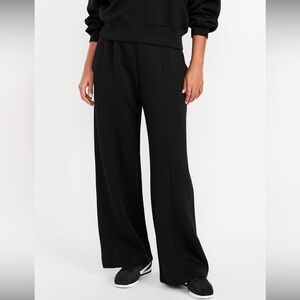 Old Navy High Waisted Bounce Fleece Wide Leg Pants Large Petite